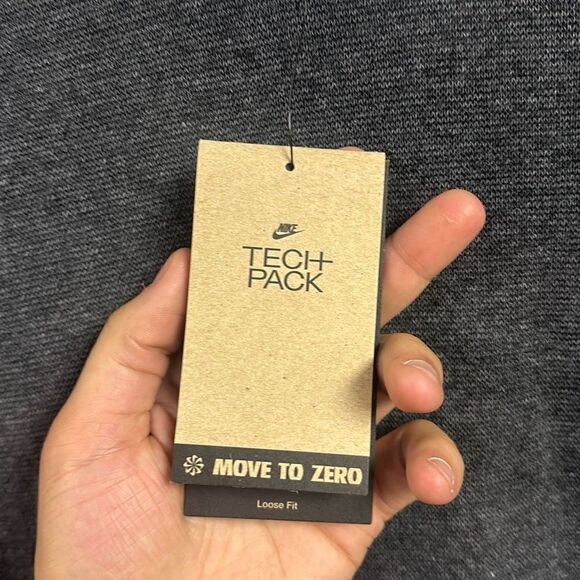 Nike Mens Grey Sportswear Tech Pack Engineered Knit Short-Sleeve Sweater 3XL NWT - Picture 6 of 11